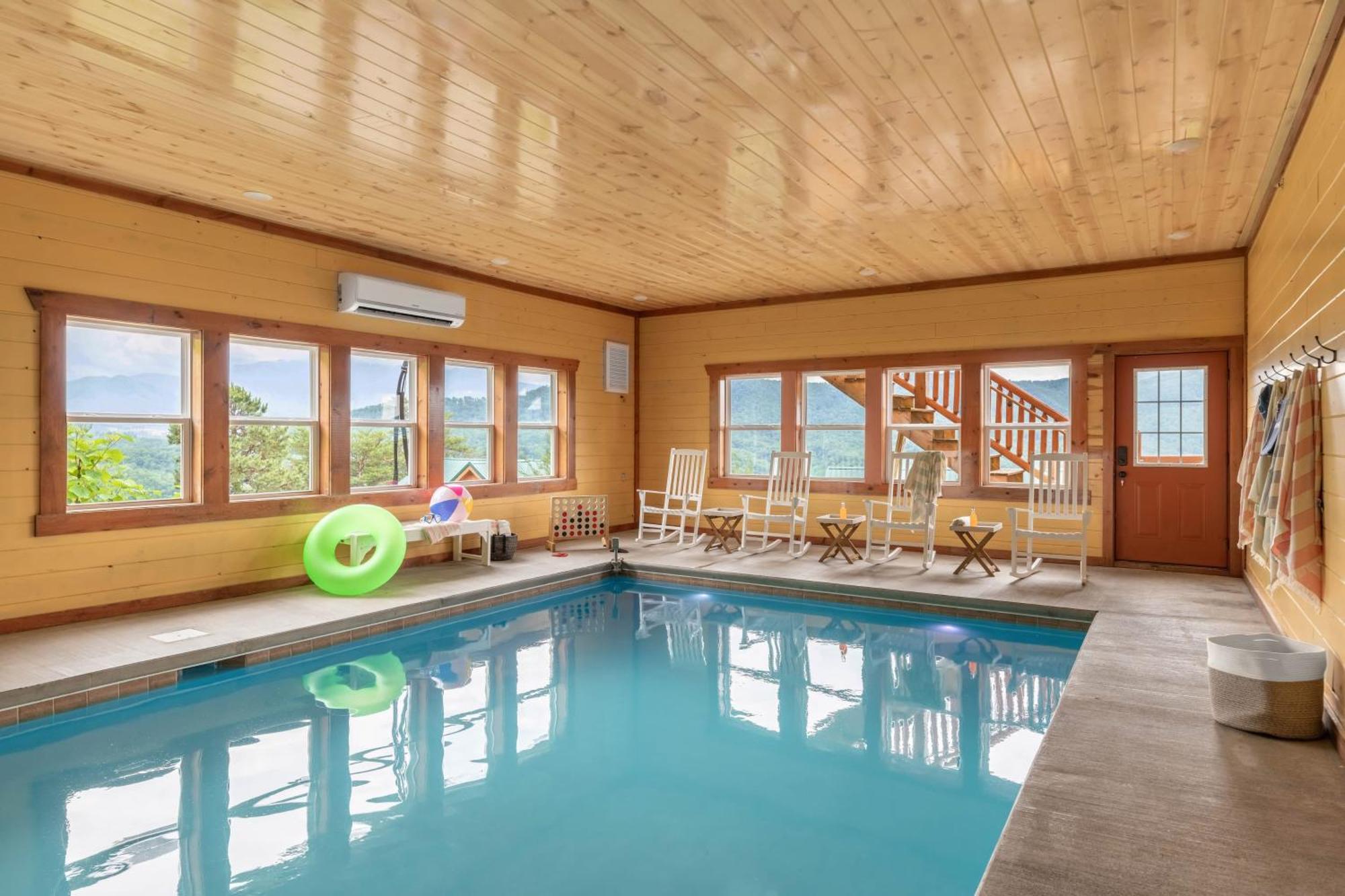 Sugarland By Avantstay Sleeps 28 Home Theatre Two Hot Tubs Indoor Pool Incredible Views Pigeon Forge Exteriér fotografie
